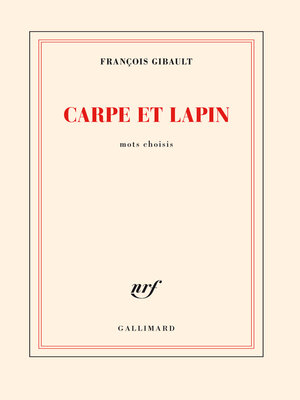 cover image of Carpe et lapin